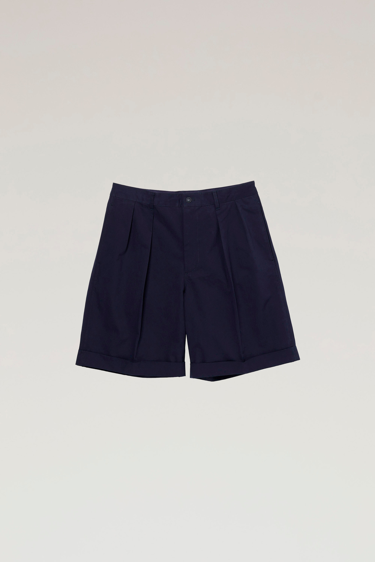 Cavalry Twill Cotton Blend Shorts Blue photo 1 | Woolrich