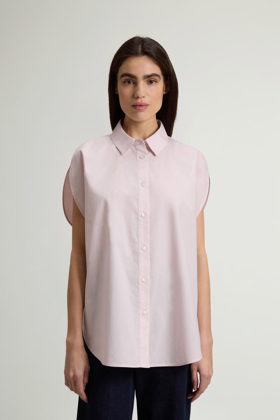 Blouse van popeline van puur katoen Roze photo 1 | Woolrich