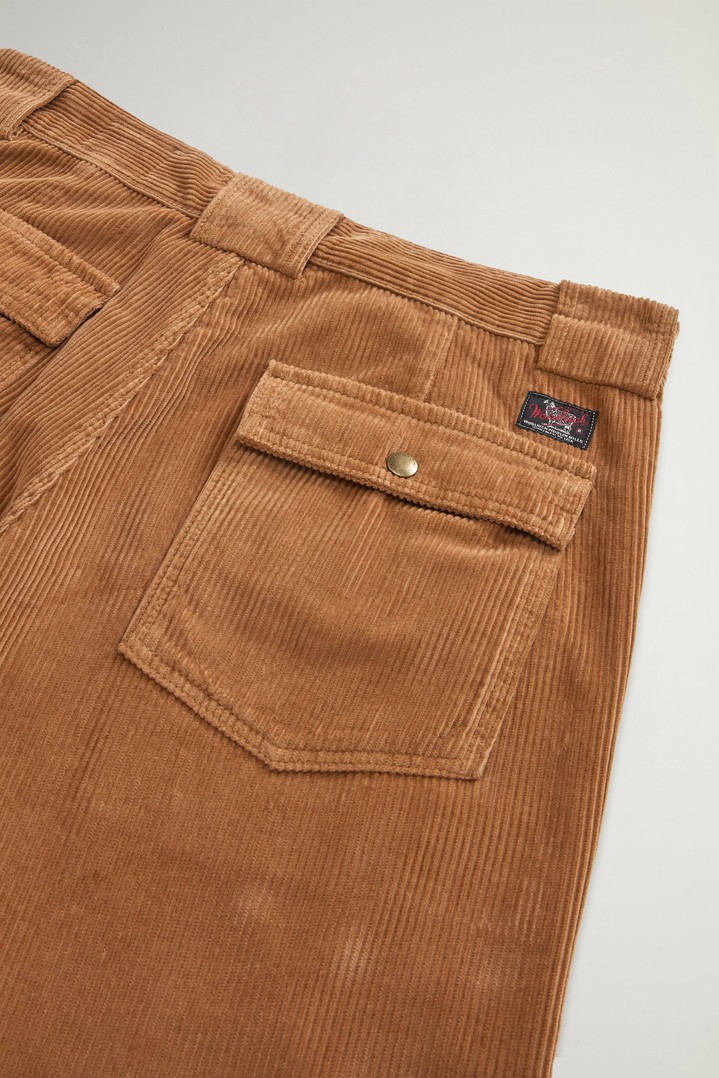 Bush Pants in Pure Cotton Velvet Beige photo 6 | Woolrich
