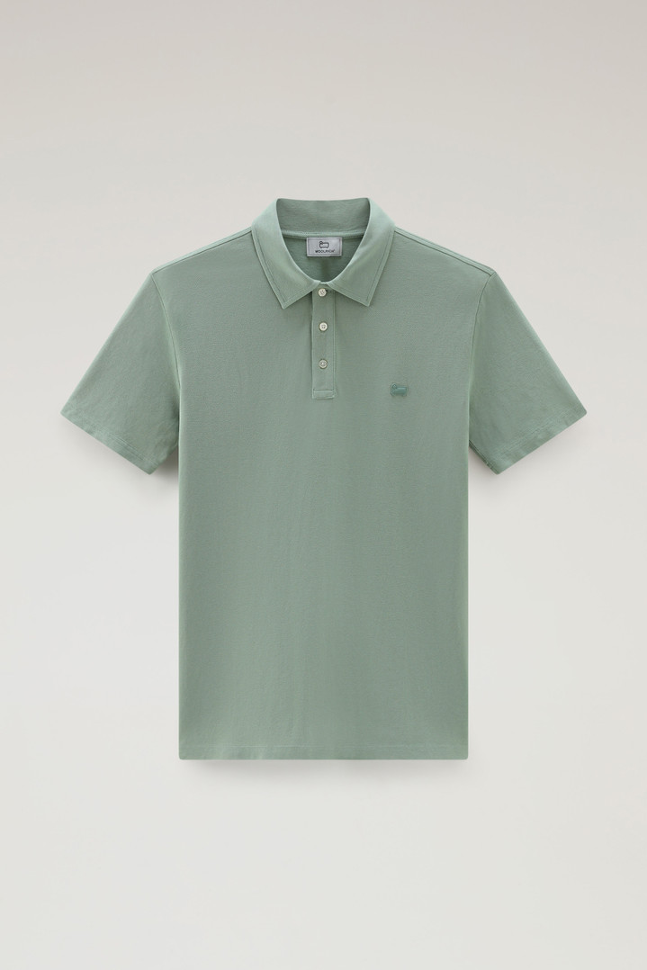 ICE COTTON POLO Green photo 1 | Woolrich