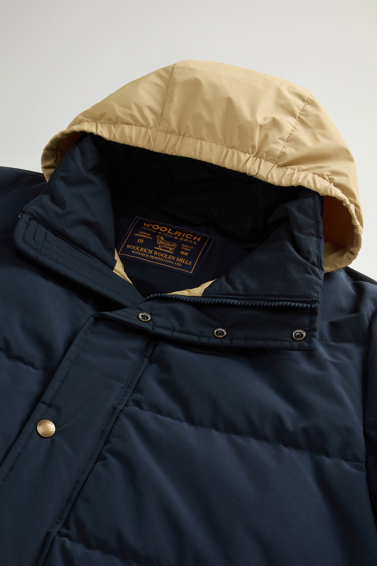 RAMAR CLOTH PUFFER Blue photo 6 | Woolrich