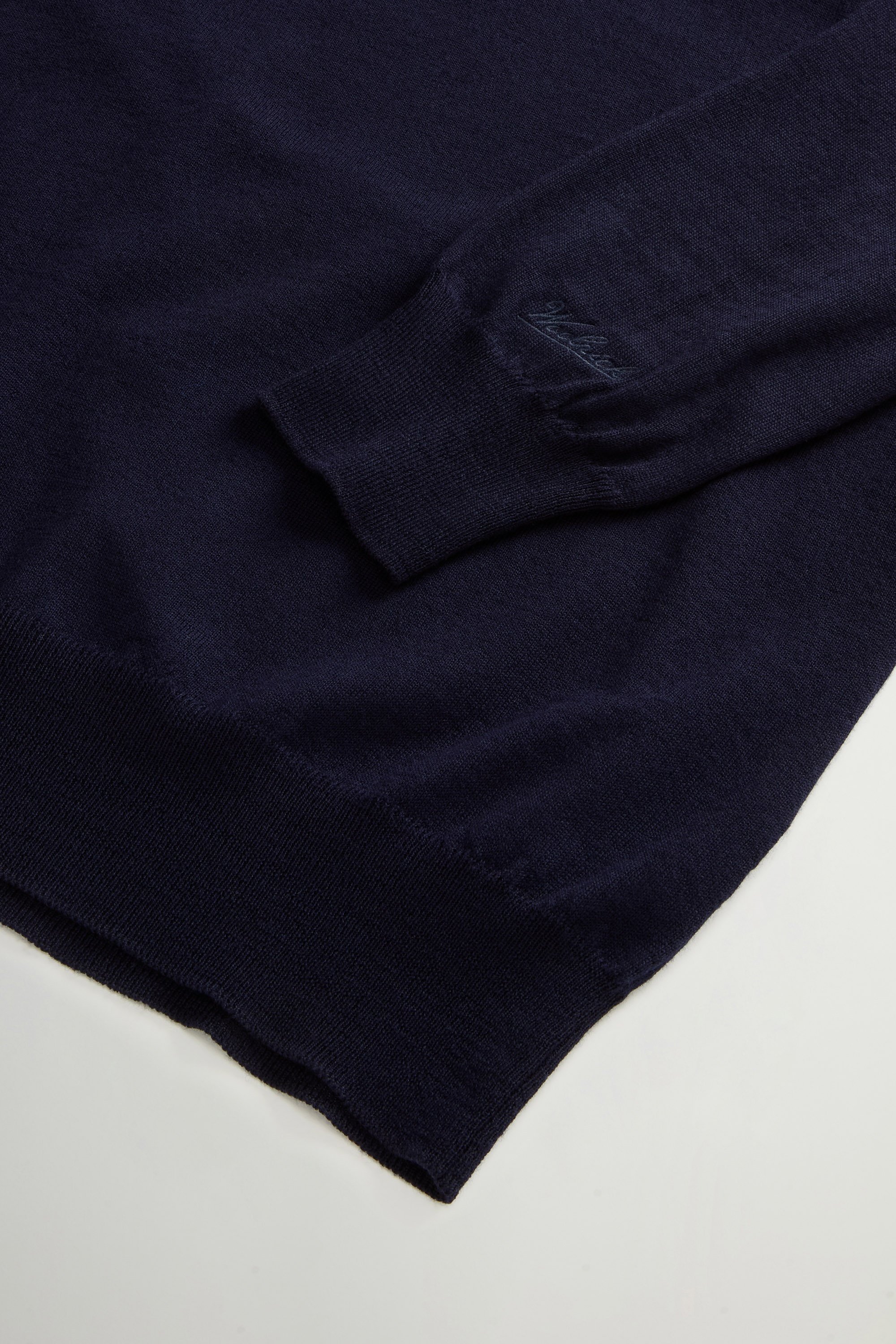 Crewneck Sweater in Pure Merino Virgin Wool Blue photo 6 | Woolrich