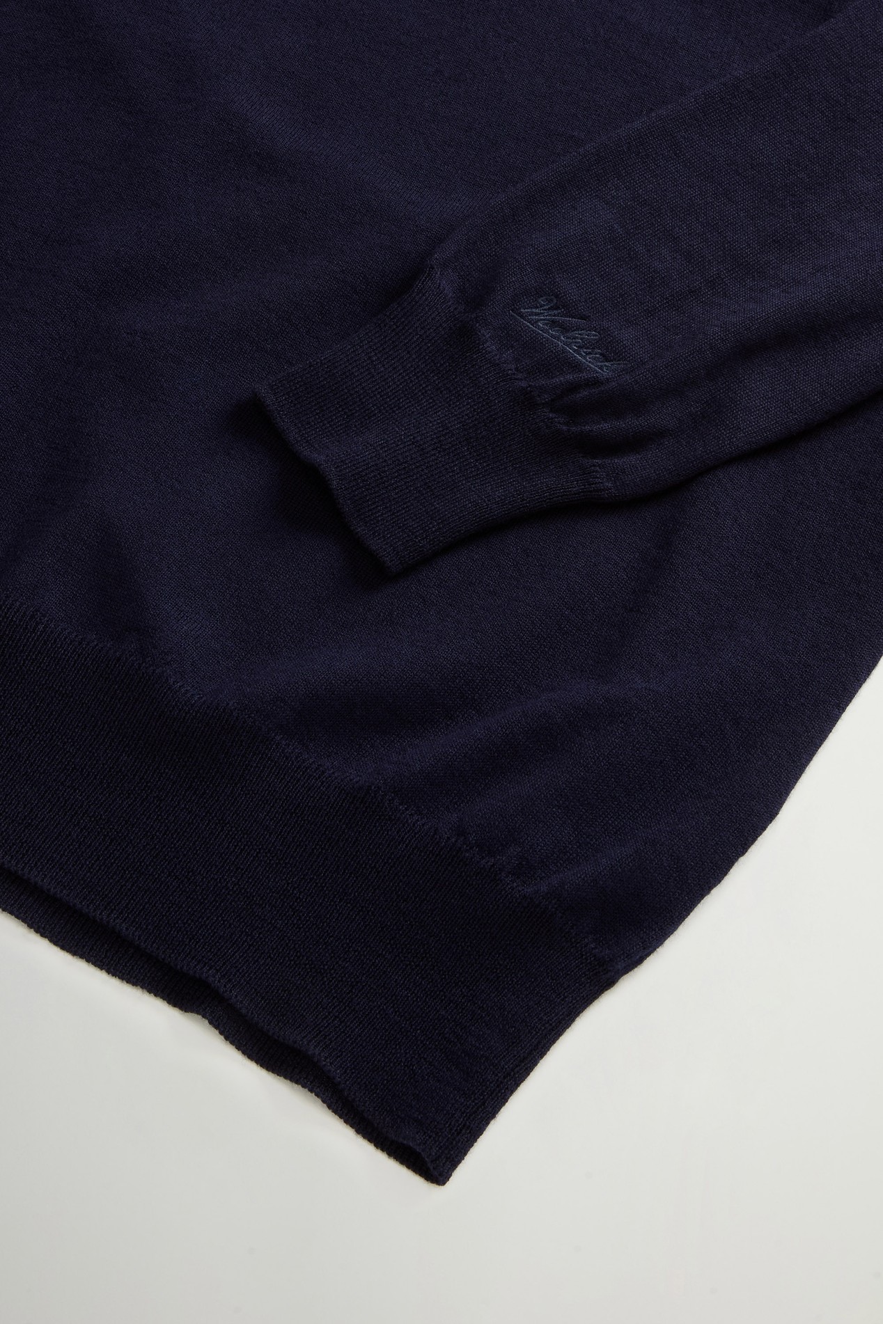 Crewneck Sweater in Pure Merino Virgin Wool Blue photo 6 | Woolrich