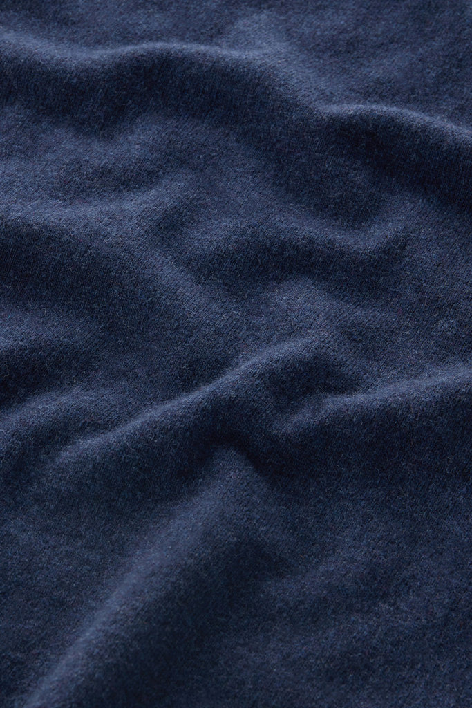 Turtleneck Sweater in Merino Wool Blend Blue photo 4 | Woolrich