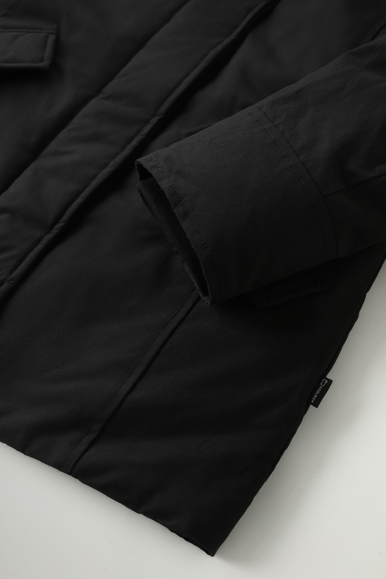 Girls' Arctic Parka Cloth in Ramar Black photo 4 | Woolrich