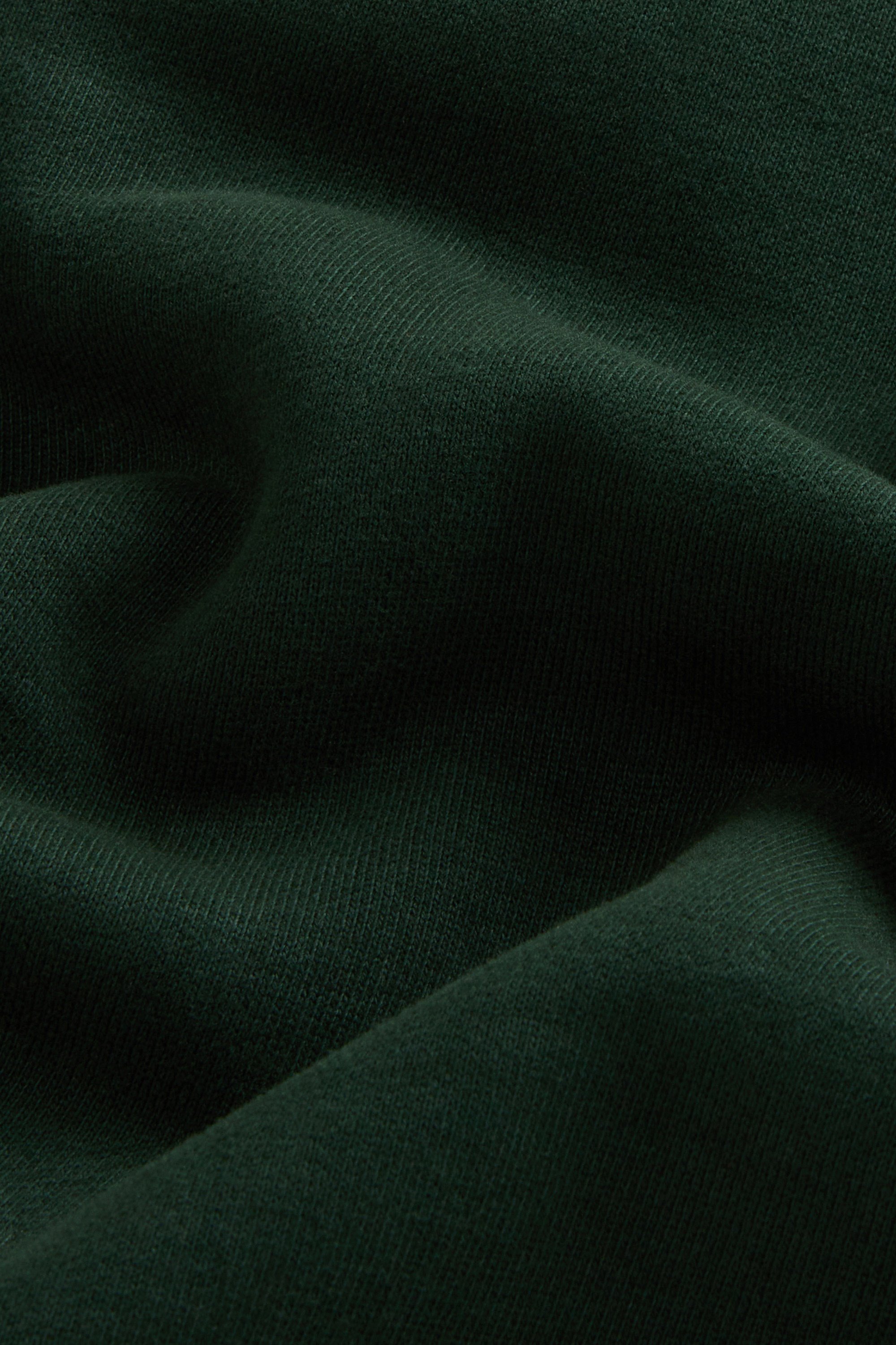 Teen Boys’ Garment-Dyed Pure Cotton Crewneck Sweatshirt with Rear Print Green photo 7 | Woolrich