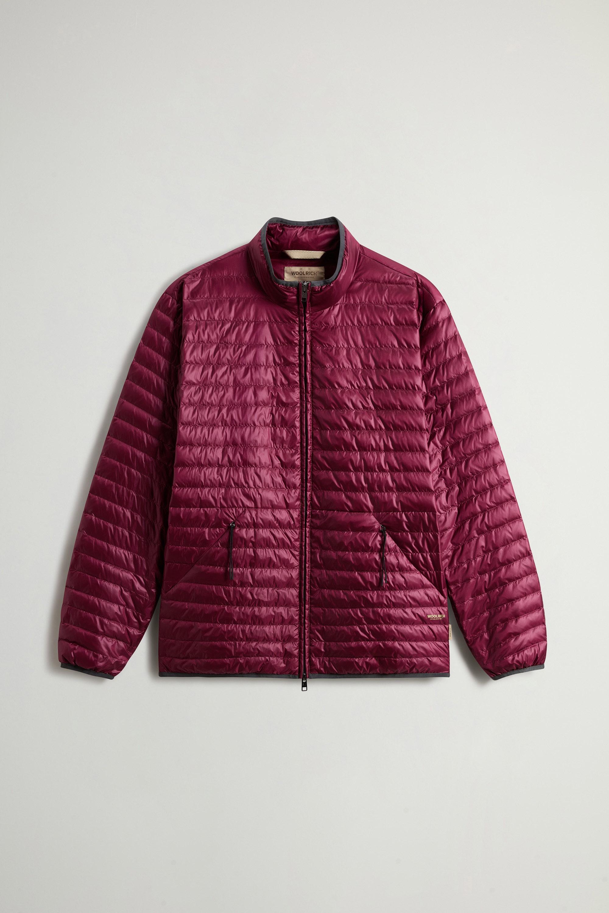 Lightweight Allen Down Jacket in Ripstop Nylon Burgundy photo 5 | Woolrich