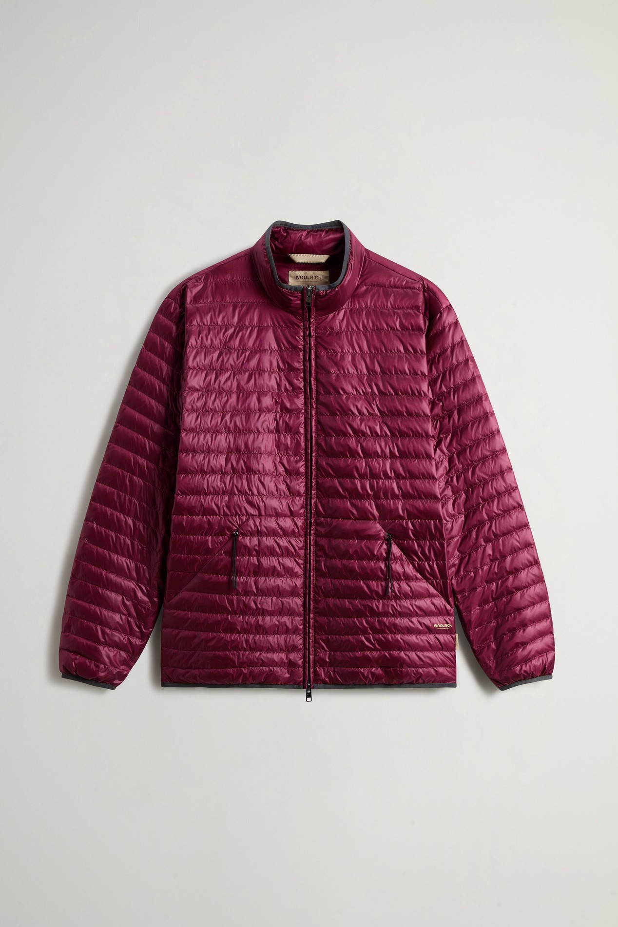 Lightweight Allen Down Jacket in Ripstop Nylon Burgundy photo 5 | Woolrich