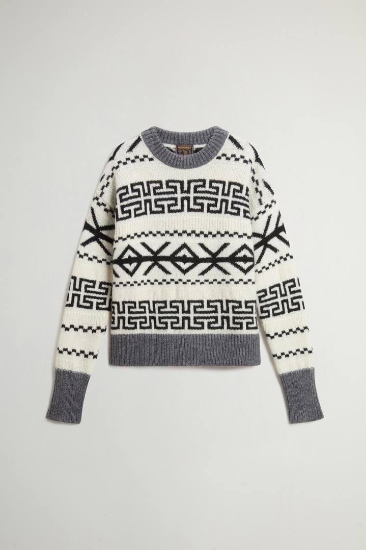 FAIRISLE CREWNECK White photo 5 | Woolrich