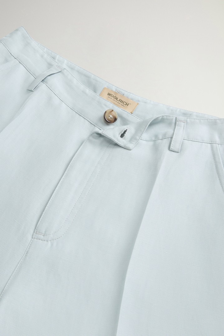 Pants in Linen Blend Blue photo 4 | Woolrich