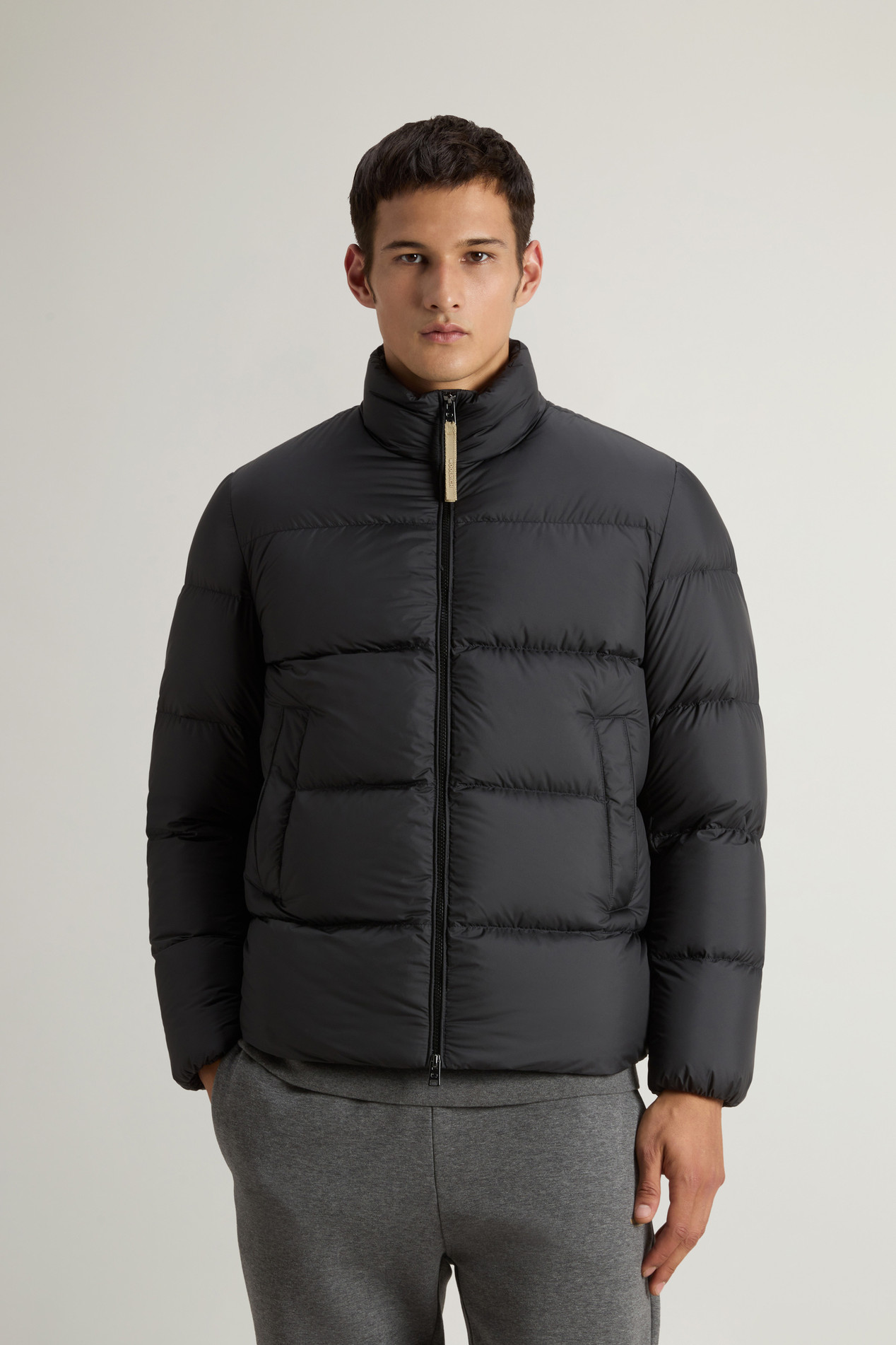 Cloud Down Jacket in Microfiber Black photo 1 | Woolrich
