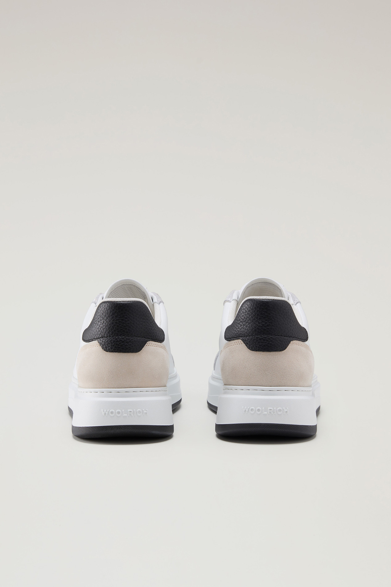 Sneakers Arrow in Leather with Suede Inserts Blue photo 3 | Woolrich