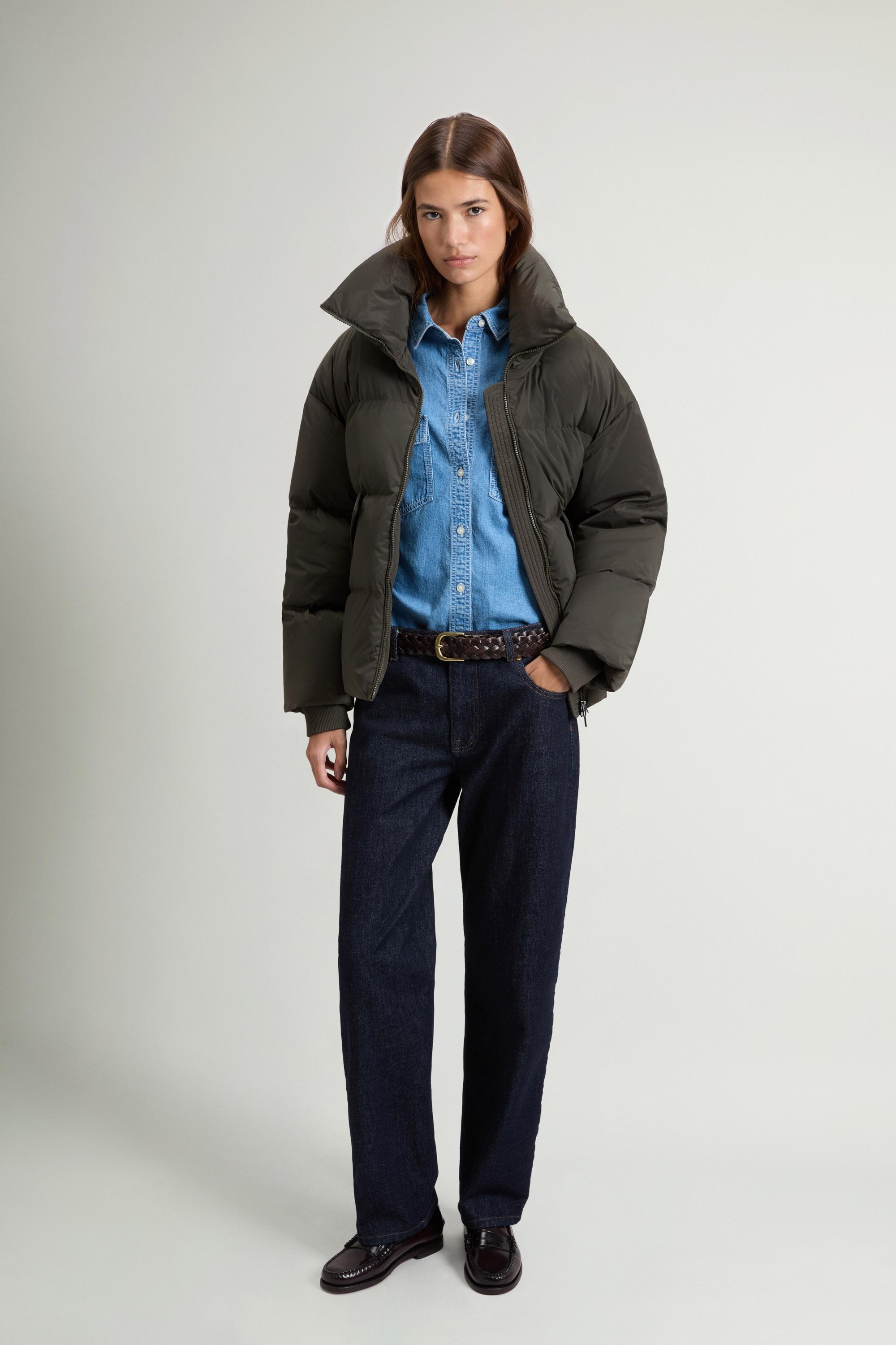 Kelly Down Jacket in Premium Down Green photo 1 | Woolrich