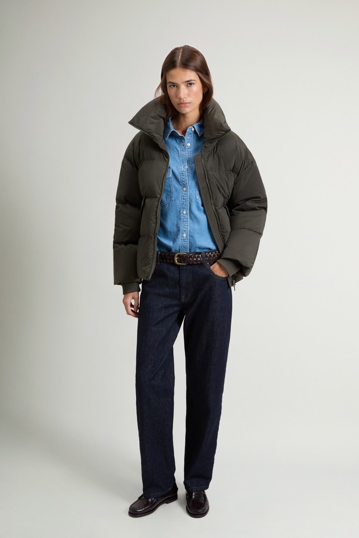 KELLY SHORT JACKET Green photo 2 | Woolrich