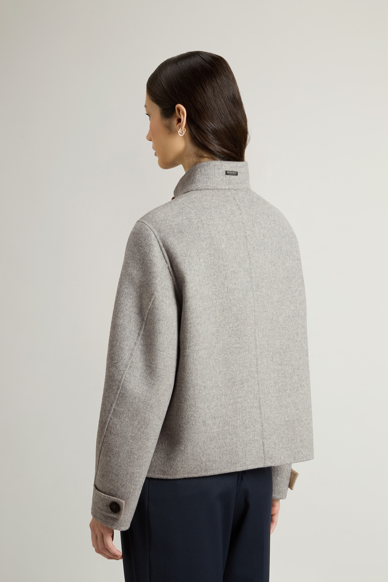 Wool-Blend Jacket Gray photo 3 | Woolrich