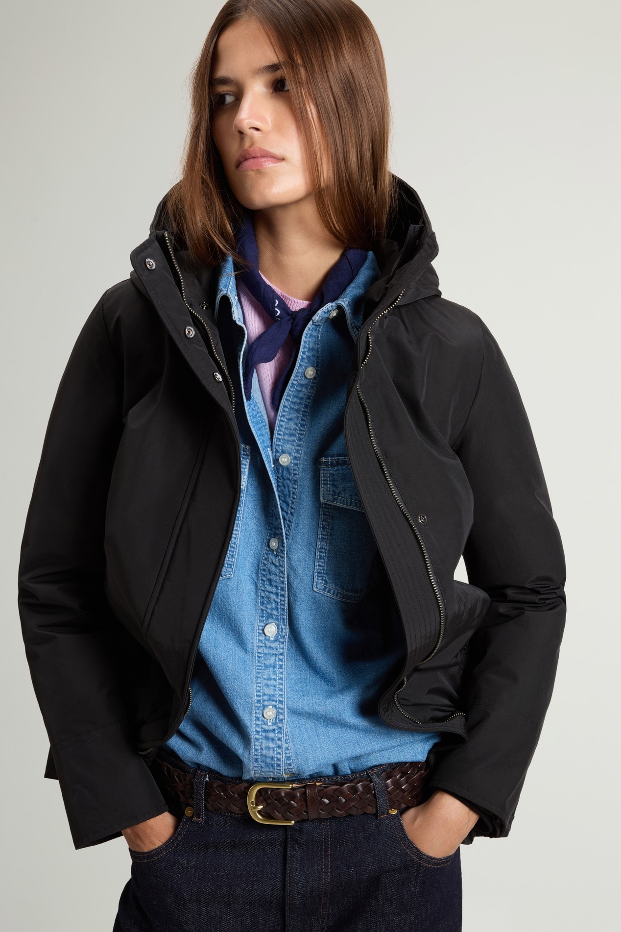 BOULDER FAUX FUR PARKA Black photo 4 | Woolrich