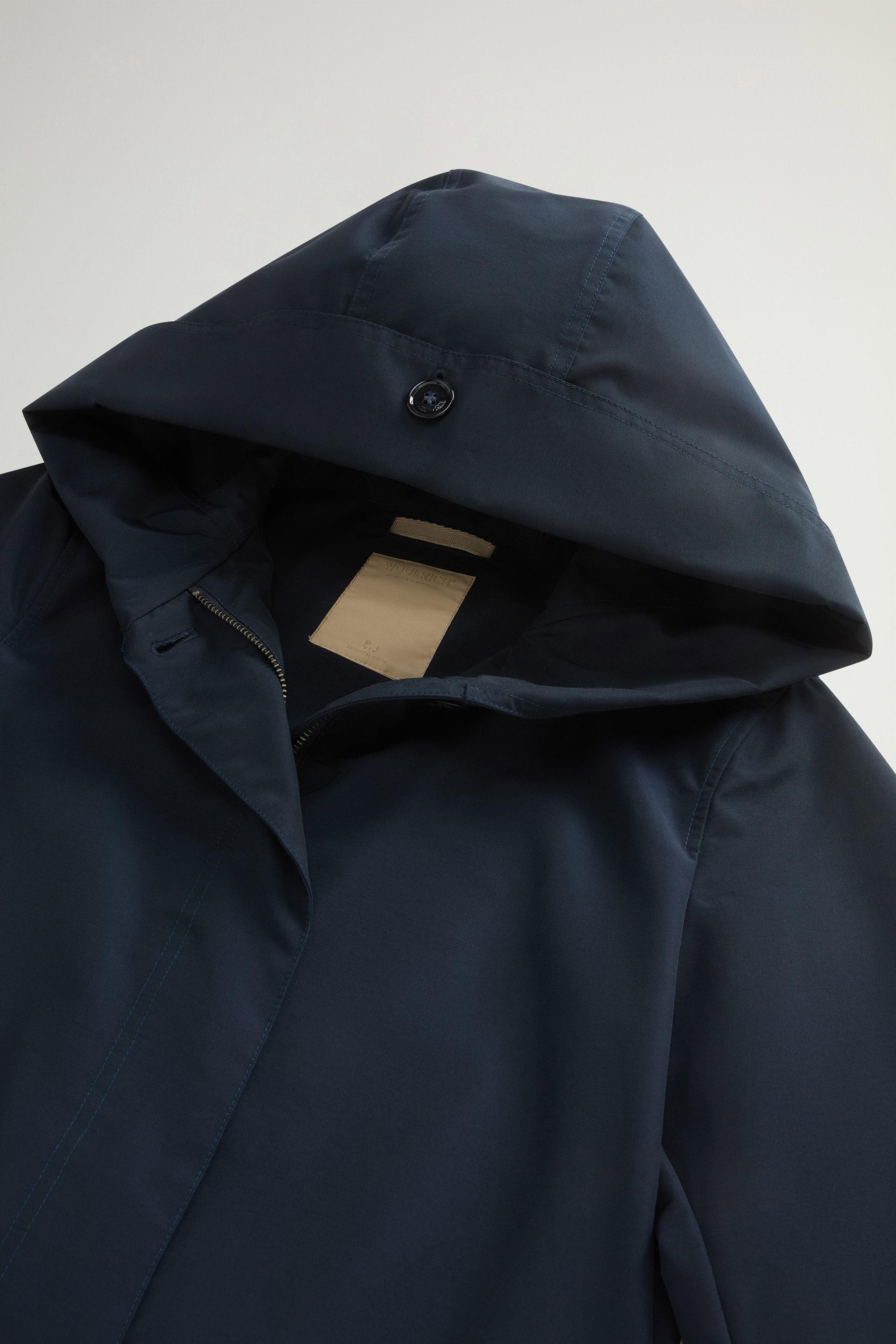 Prescott Parka in Two-Layered Ramar Cloth Blue photo 6 | Woolrich