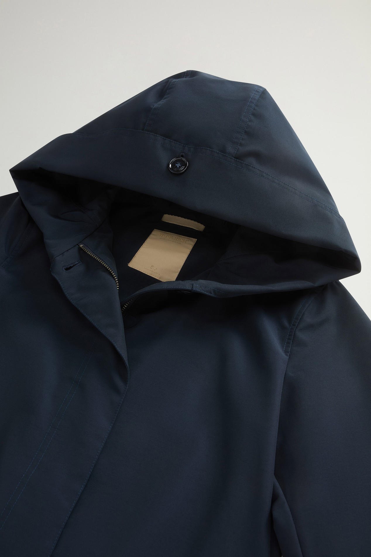 Prescott Parka in Two-Layered Ramar Cloth Blue photo 6 | Woolrich