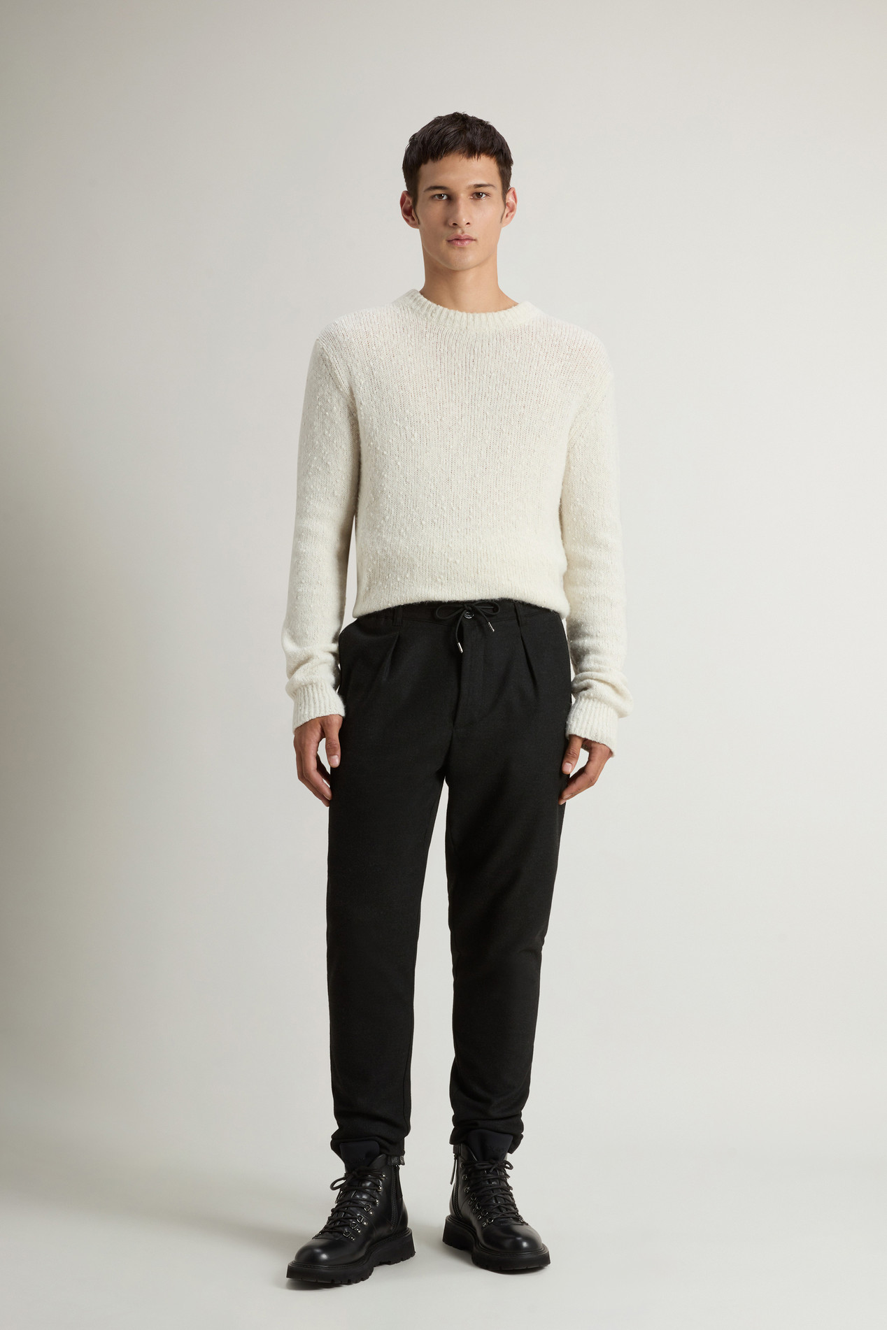 WOOL FLANNEL MILTON PANT Gray photo 1 | Woolrich