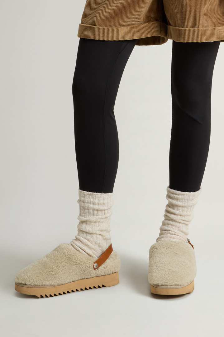Shearling Mules Beige photo 6 | Woolrich