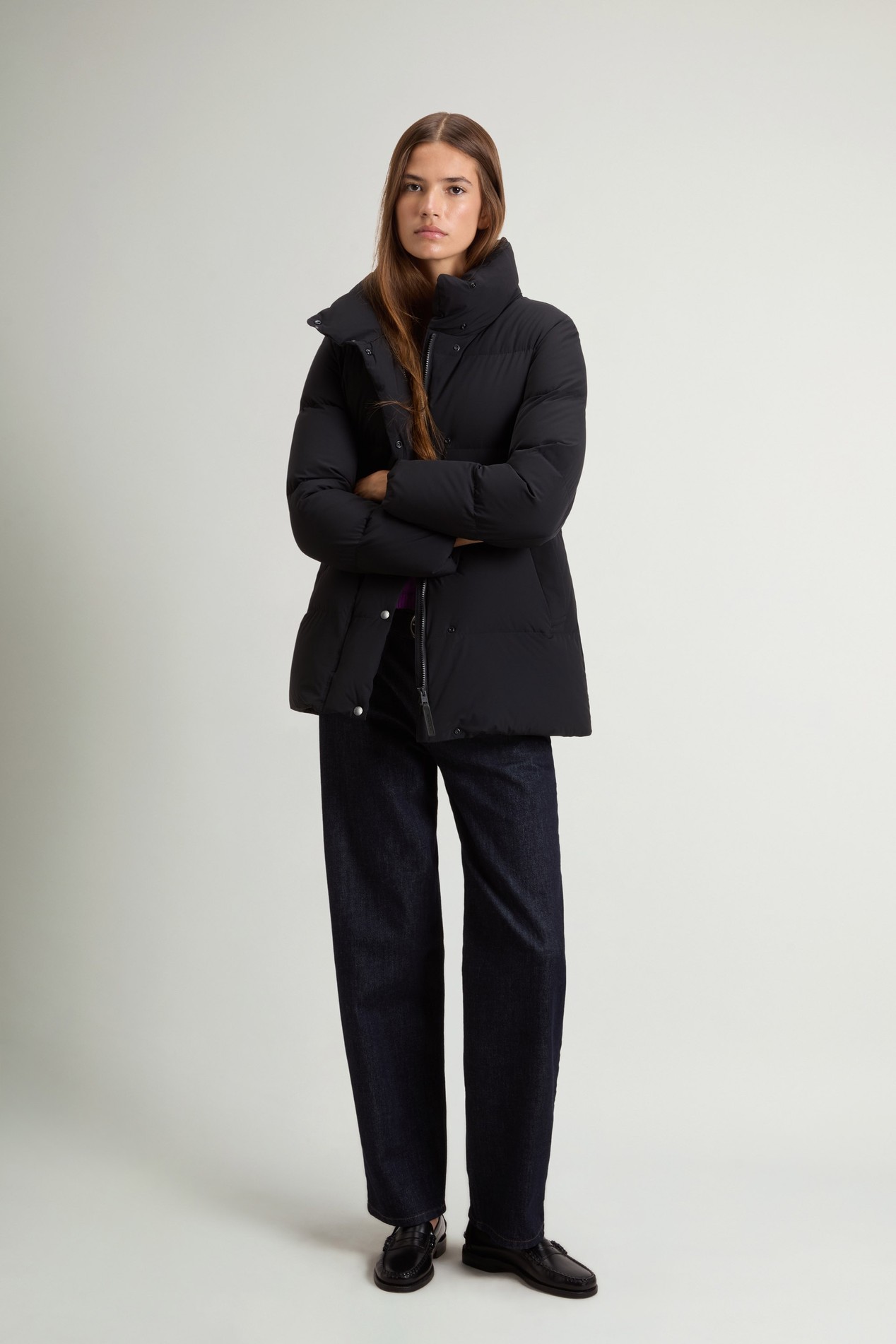MADISON COAT Nero photo 2 | Woolrich
