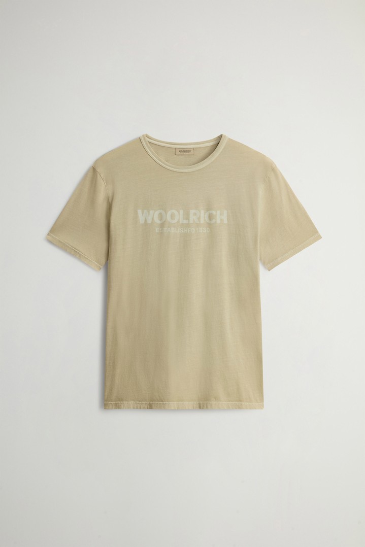 LIGHT GD T-SHIRT Beige photo 5 | Woolrich