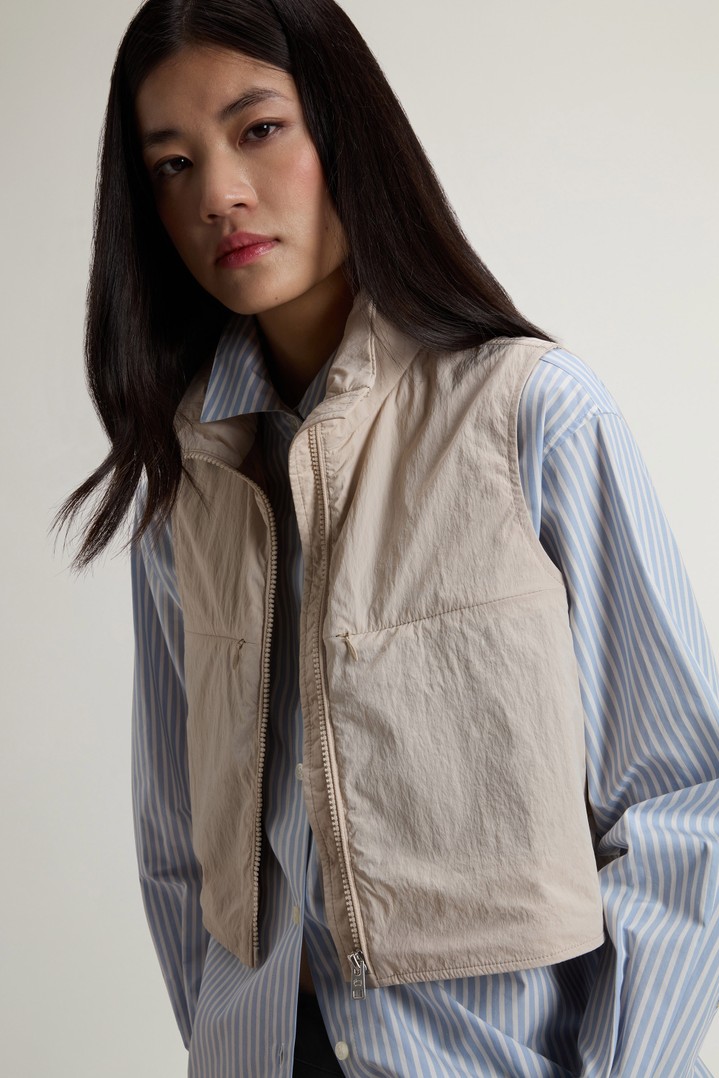 Vest in Nylon Beige photo 4 | Woolrich