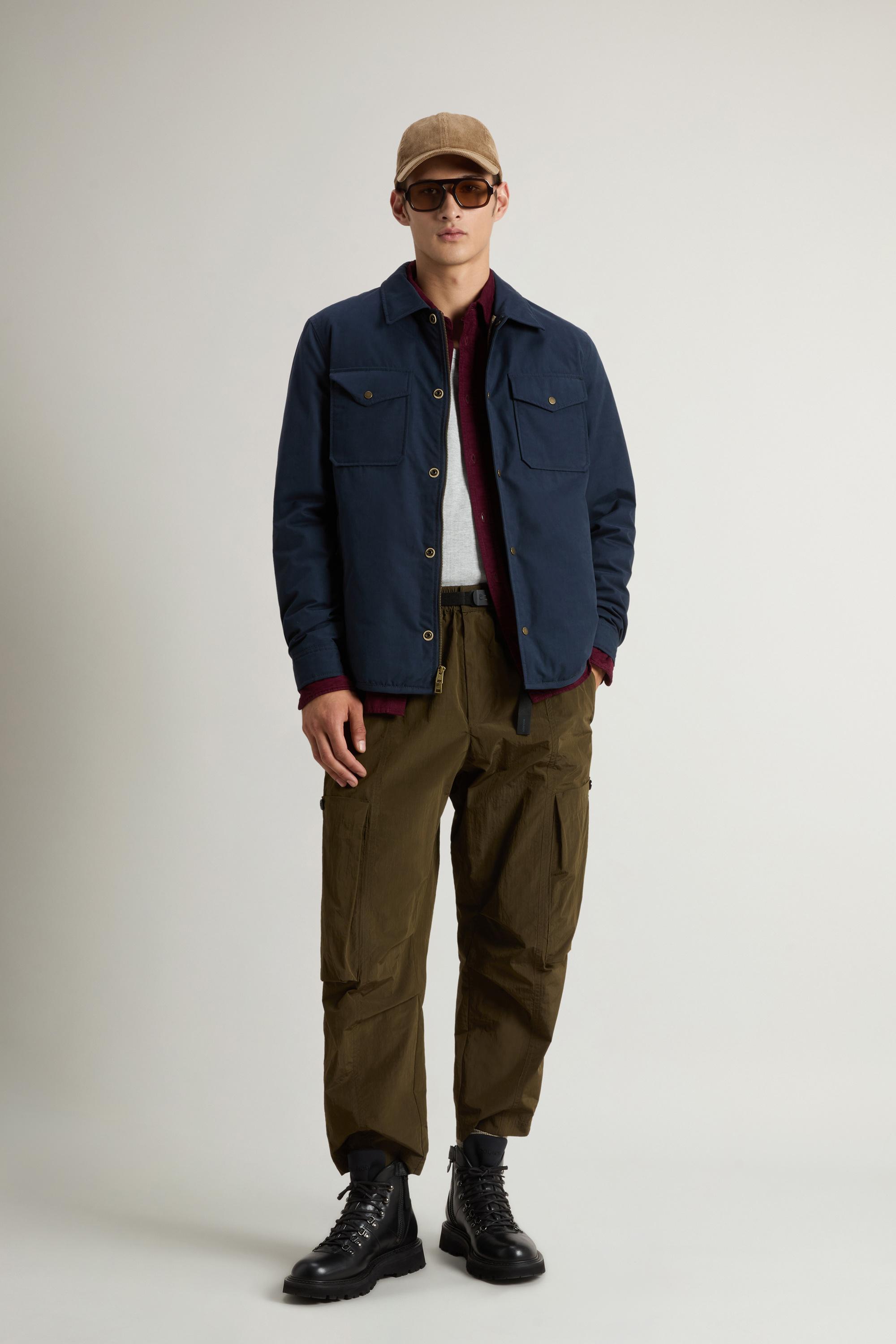 Mountain Cloth Overshirt Blue photo 1 | Woolrich