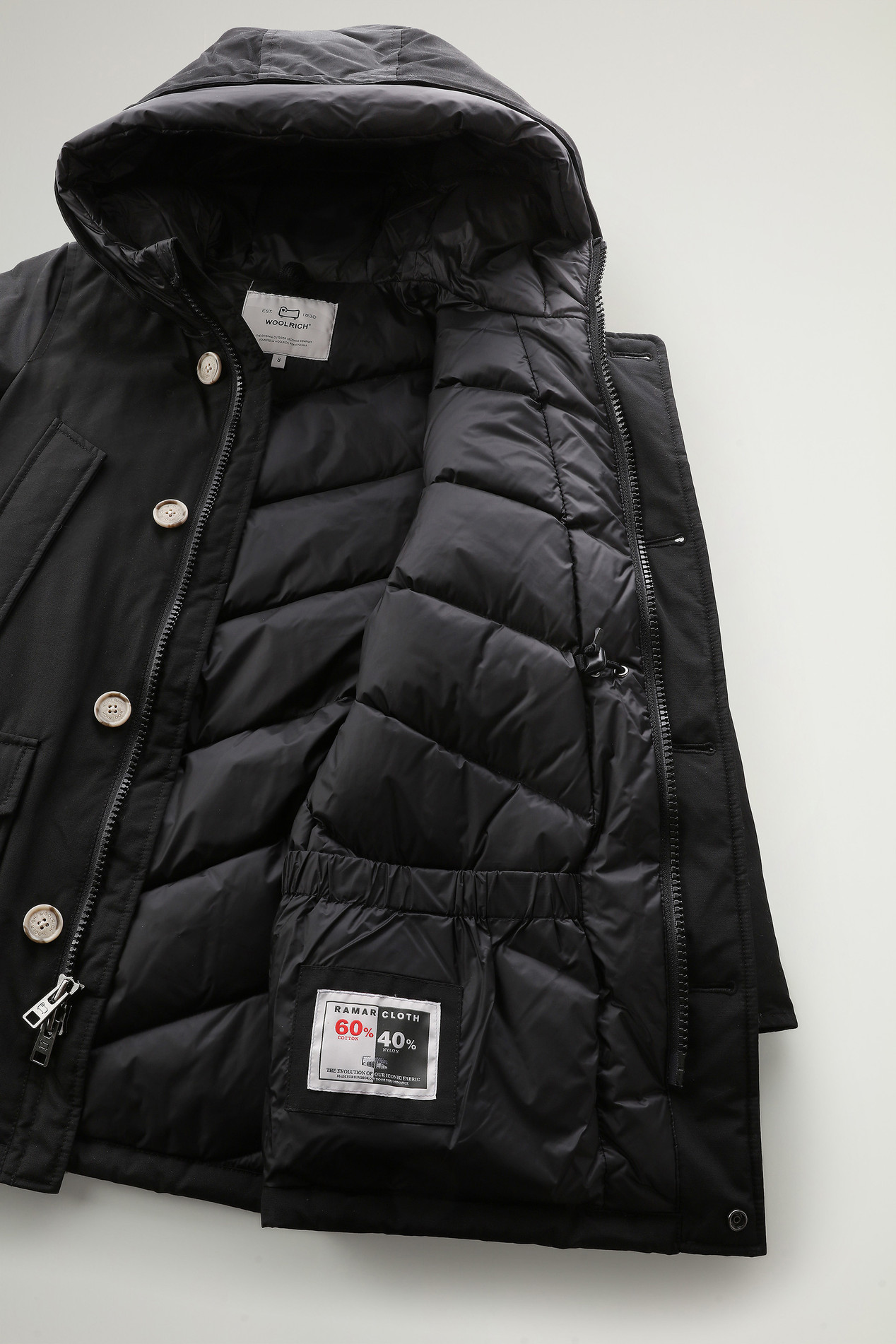 Arctic Parka für Jungen aus Ramar Cloth Schwarz photo 5 | Woolrich
