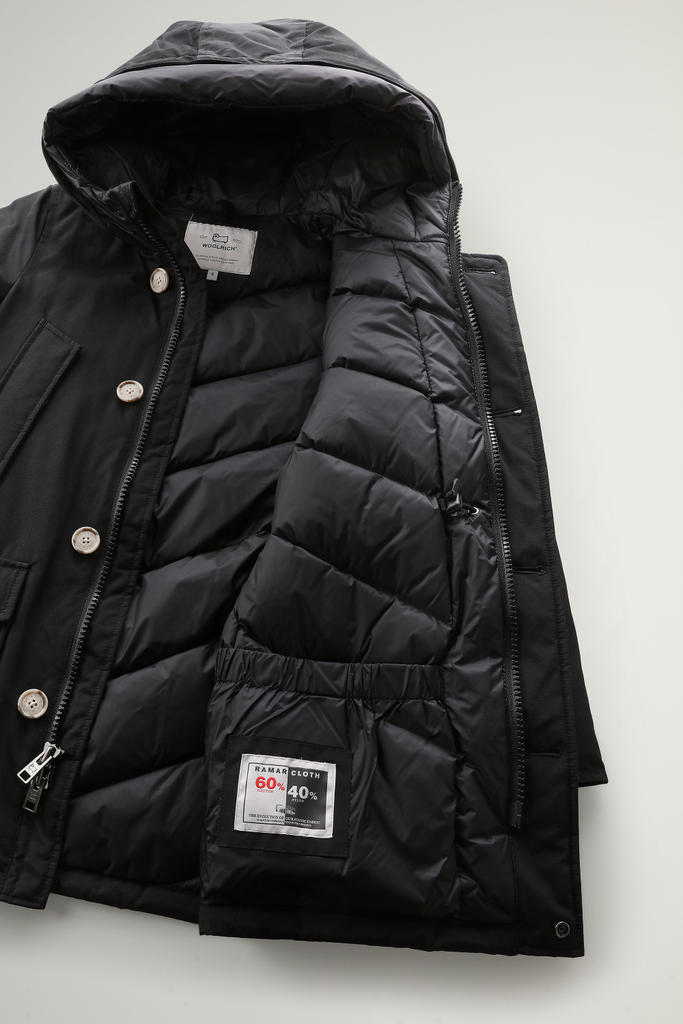 Boys' Arctic Parka in Ramar Cloth Black photo 5 | Woolrich