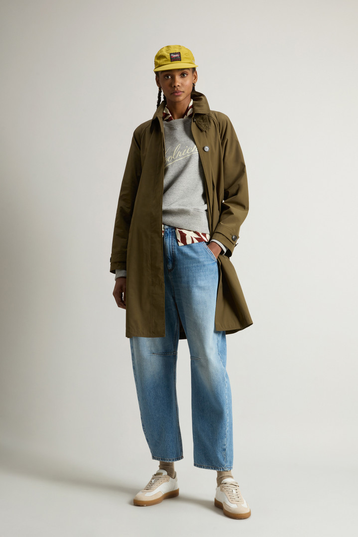 Urban Touch Trench Coat Green photo 2 | Woolrich