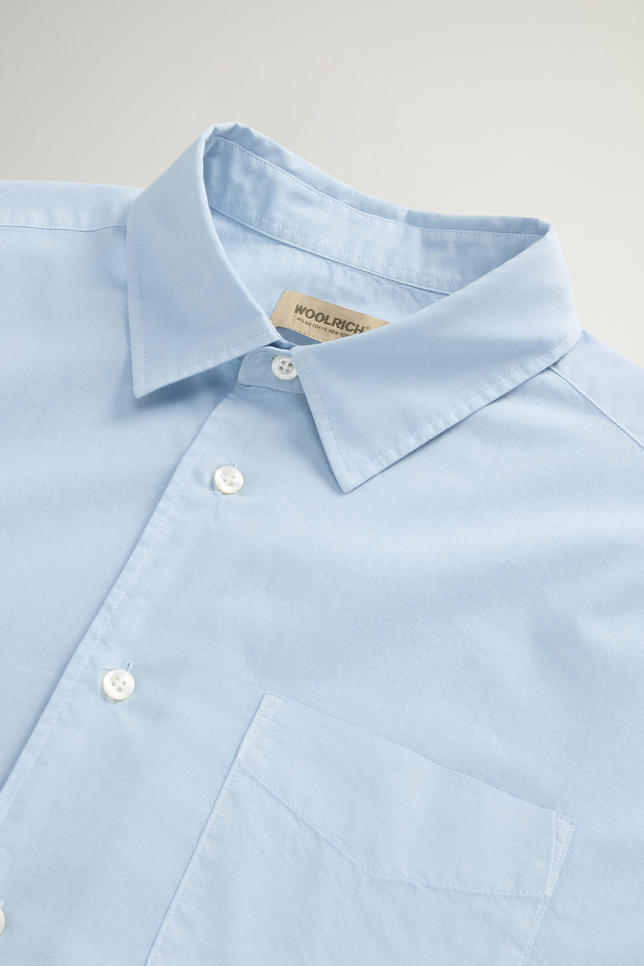 SUMMER SHIRT Blue photo 2 | Woolrich