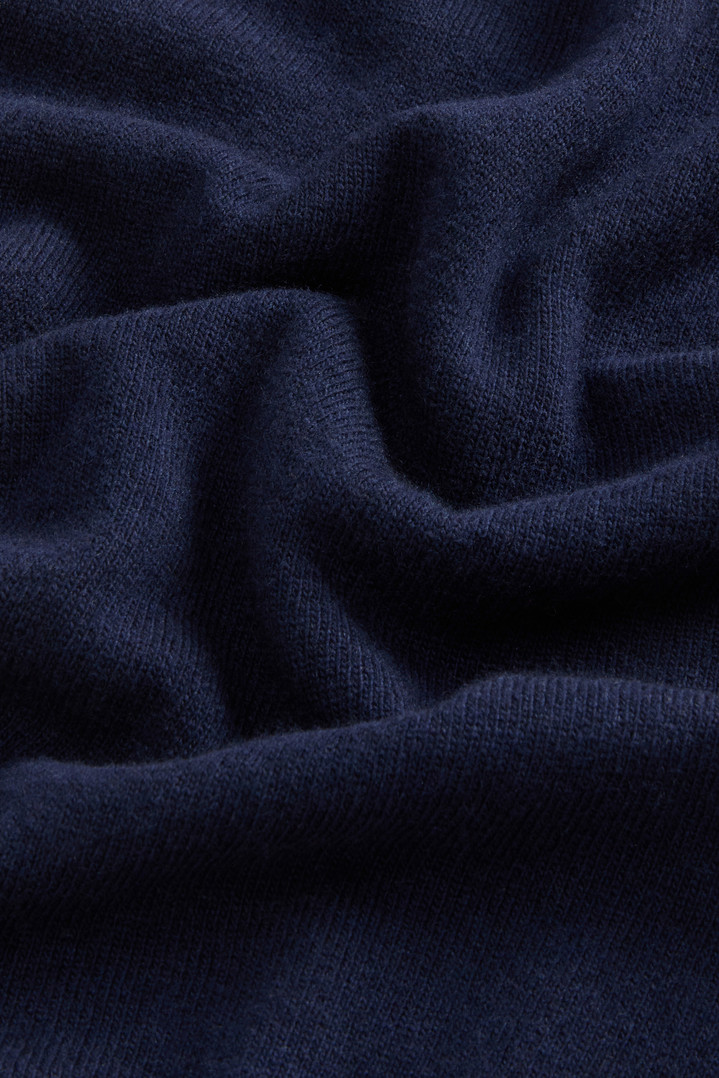 Pure Wool Turtleneck Sweater Blue photo 7 | Woolrich