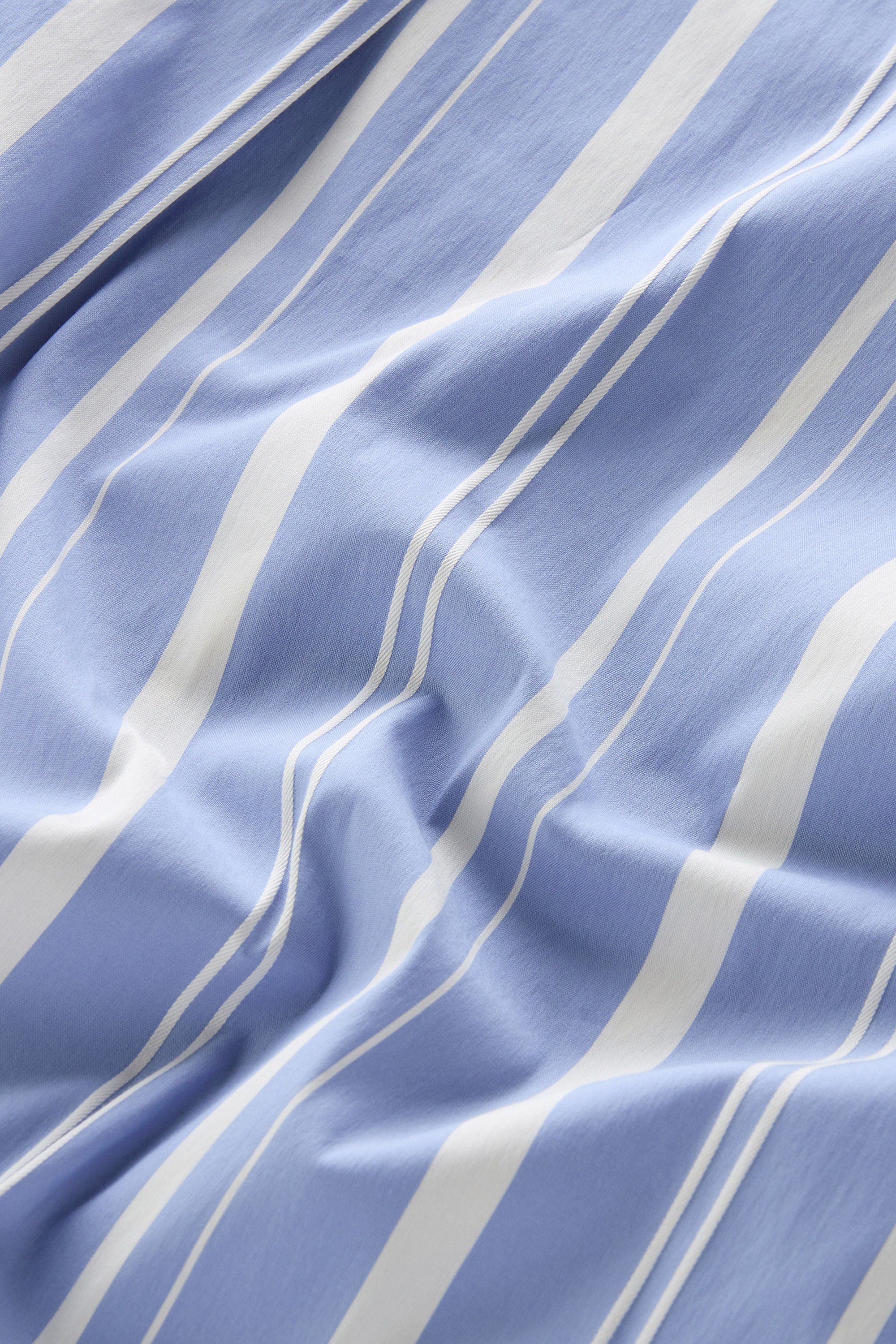 Striped Cotton Fleece Poplin Shirt Multicolor photo 4 | Woolrich
