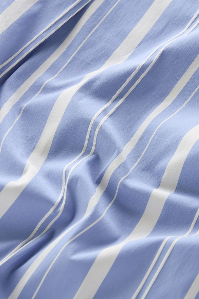 Striped Cotton Fleece Poplin Shirt Multicolor photo 4 | Woolrich