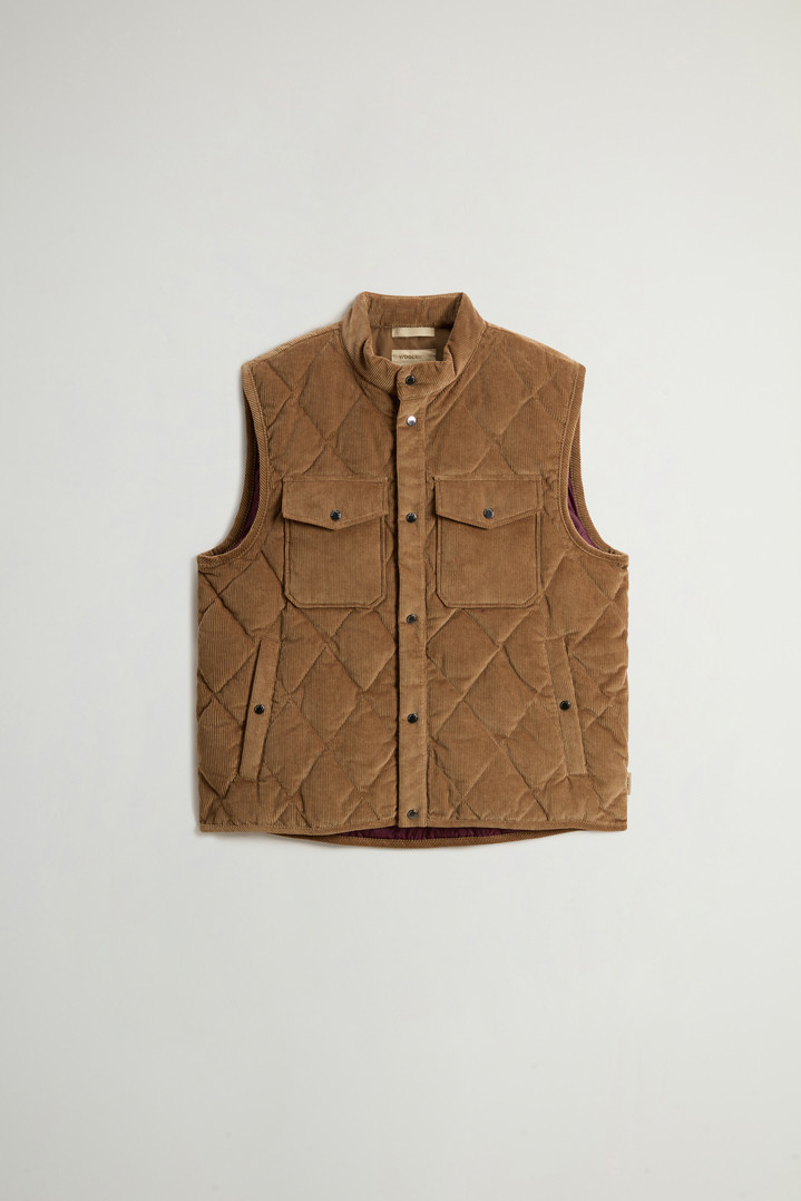 Corduroy Vest with Diamond Quilting Brown photo 5 | Woolrich