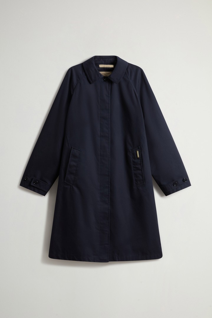 Trench Coat in Pure Cotton Blue photo 5 | Woolrich