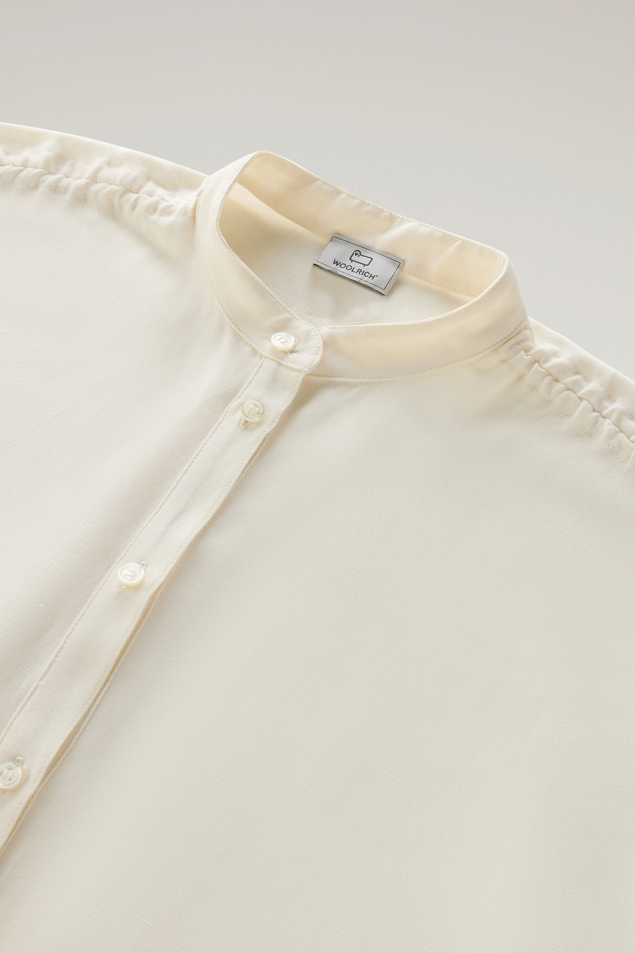 Blouse in Linen Blend White photo 2 | Woolrich