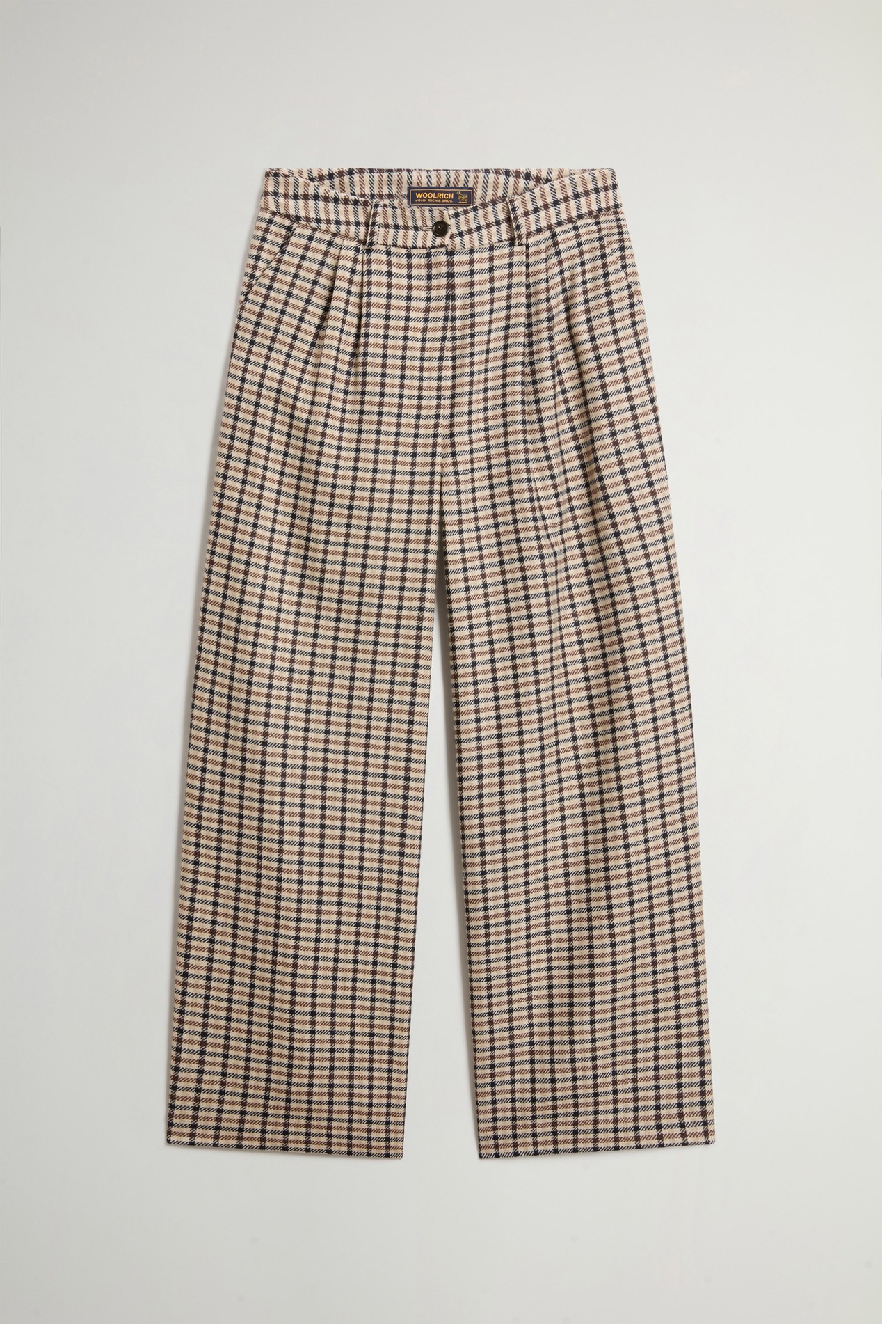 Pantalon en flanelle de laine mélangée Beige photo 4 | Woolrich