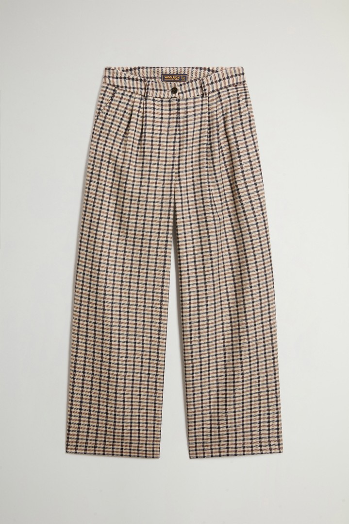 Pantalon en flanelle de laine mélangée Beige photo 4 | Woolrich