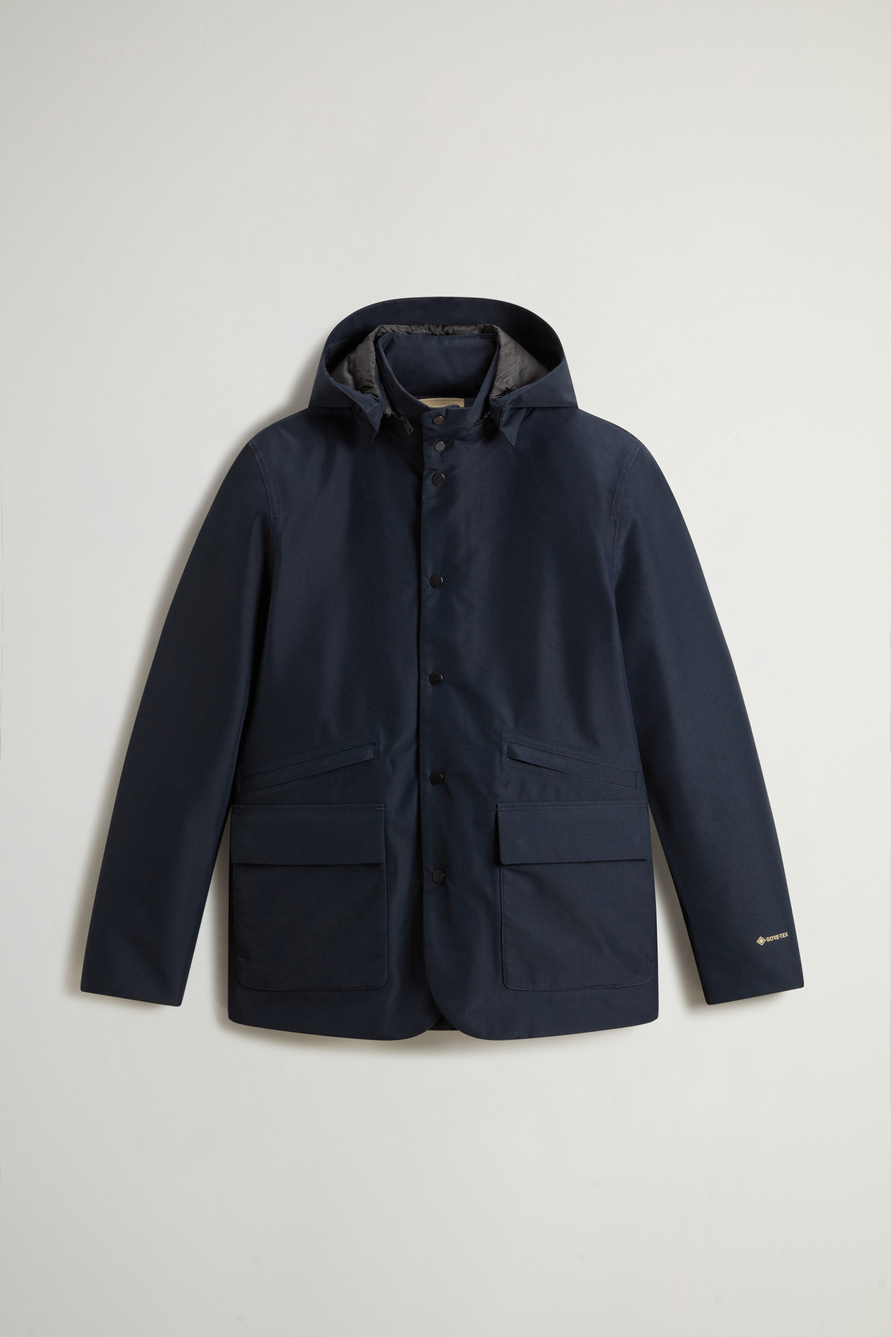 Waterproof Jacket in Recycled Two-Layered GORE-TEX Fabric Blue photo 5 | Woolrich