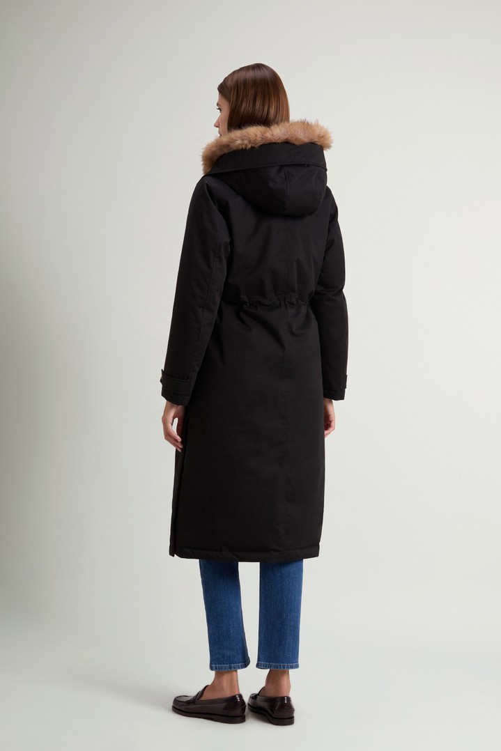 Long Padded Parka in Best Cotton Black photo 3 | Woolrich