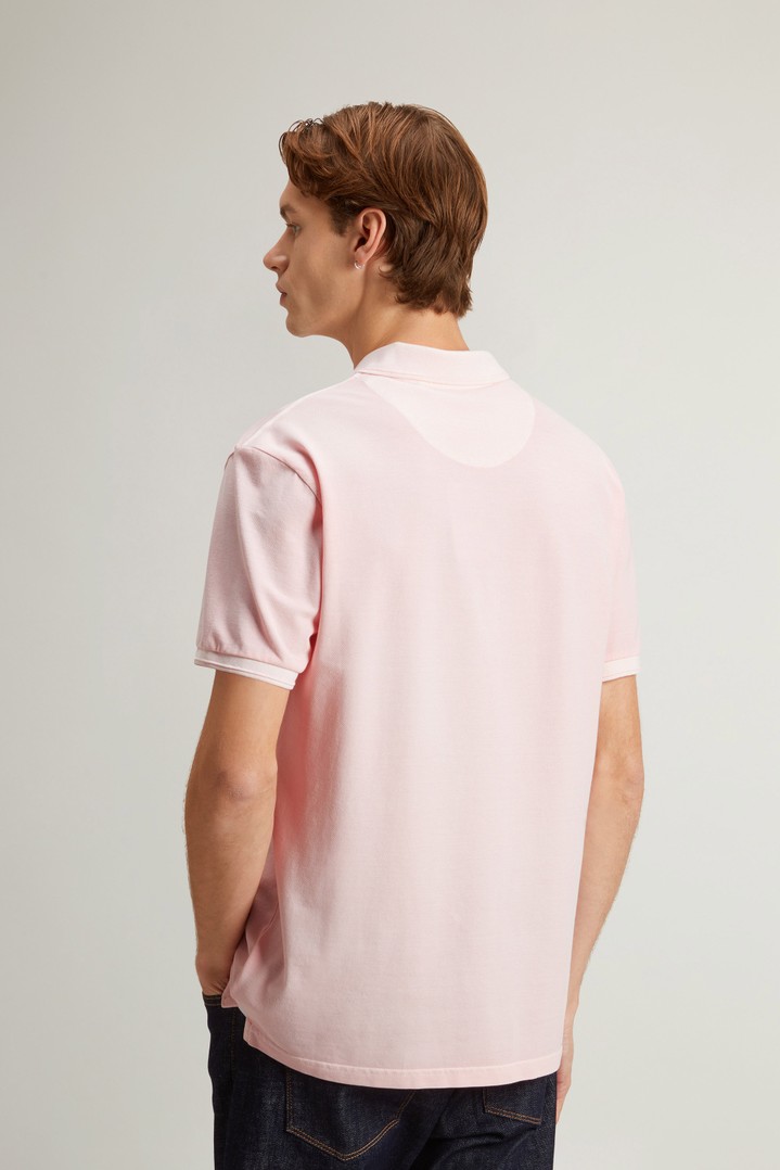 Mackinack Polo teint en pièce en sergé de coton stretch Rose photo 3 | Woolrich