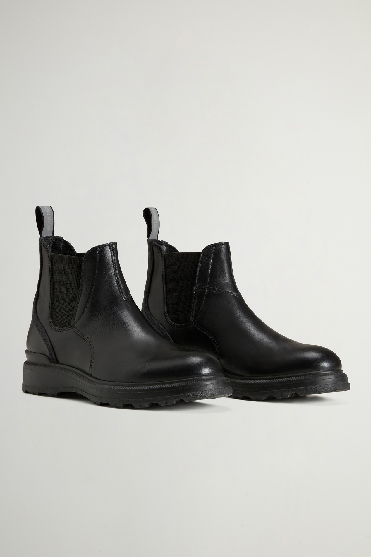 Stone Grove Ankle Boots in Leather Black photo 2 | Woolrich