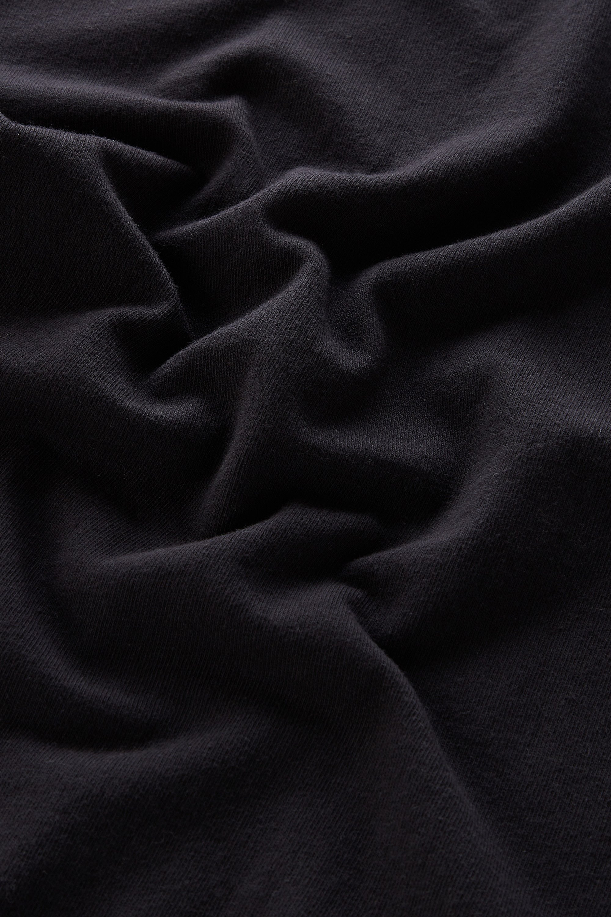 Pure Cotton T-Shirt with Trail Print Black photo 4 | Woolrich