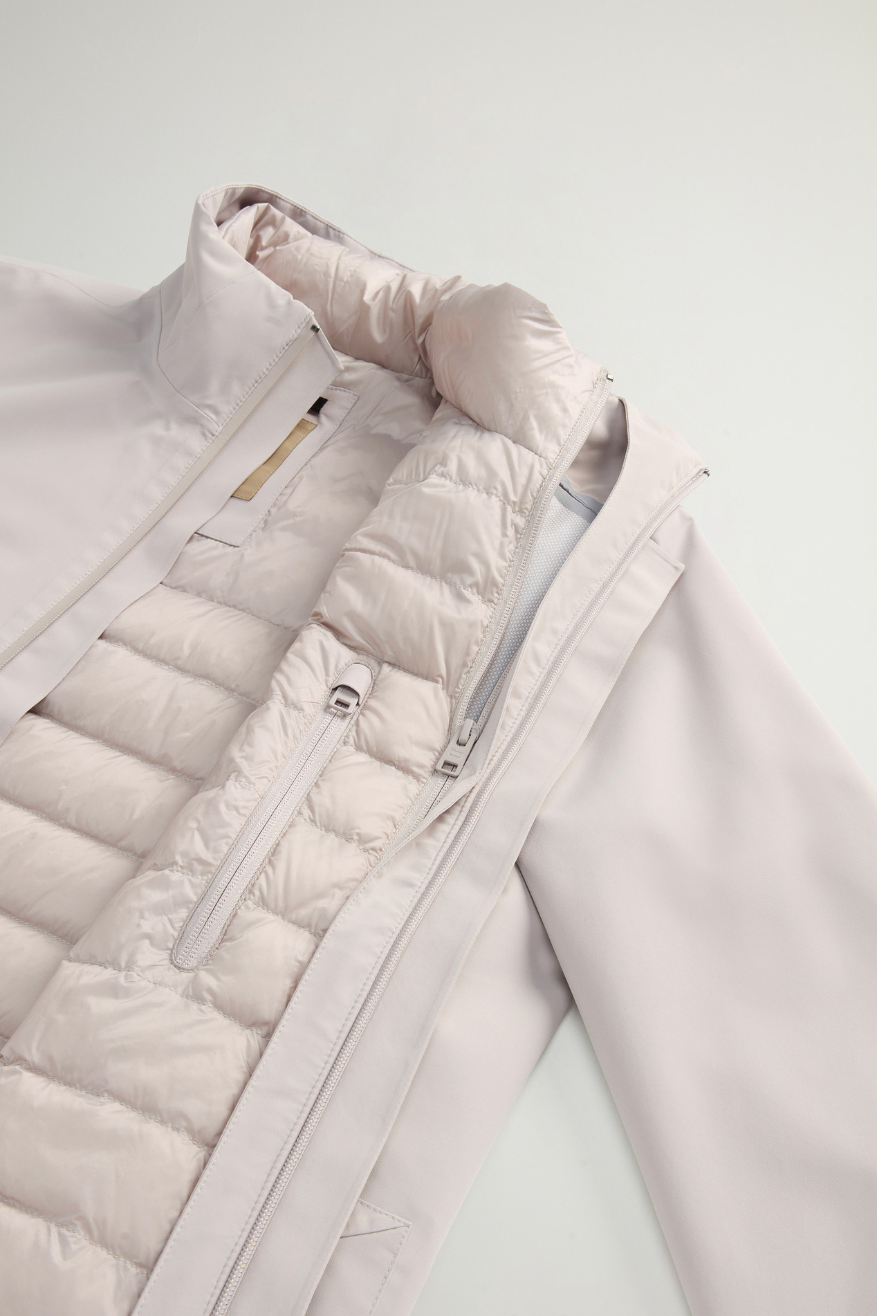 2-In-1 Jacket in Two-Layered Fabric Gray photo 3 | Woolrich