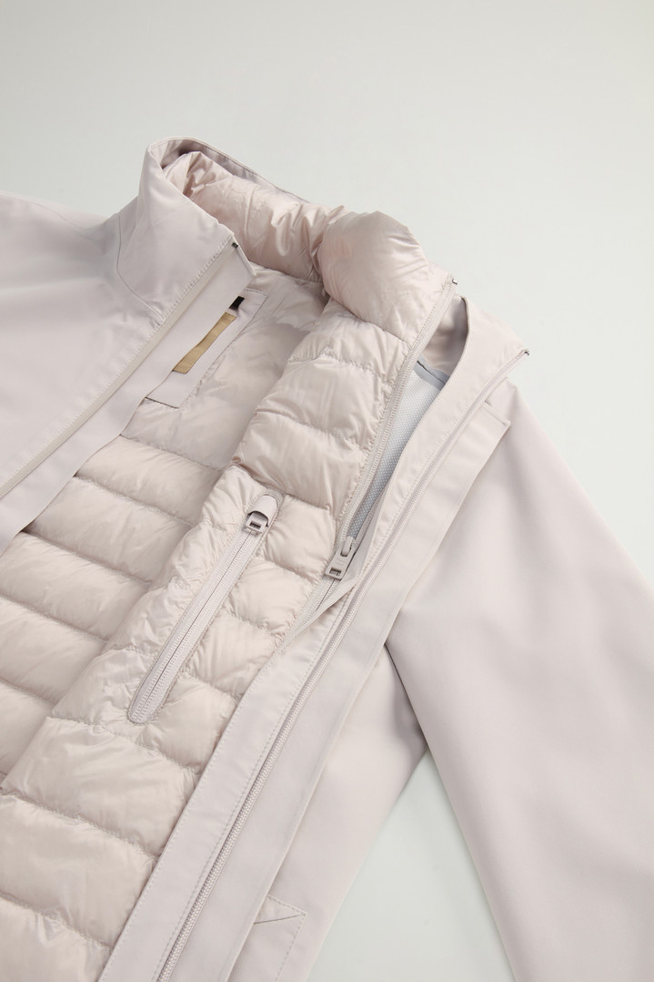 2-In-1 Jacket in Two-Layered Fabric Gray photo 3 | Woolrich