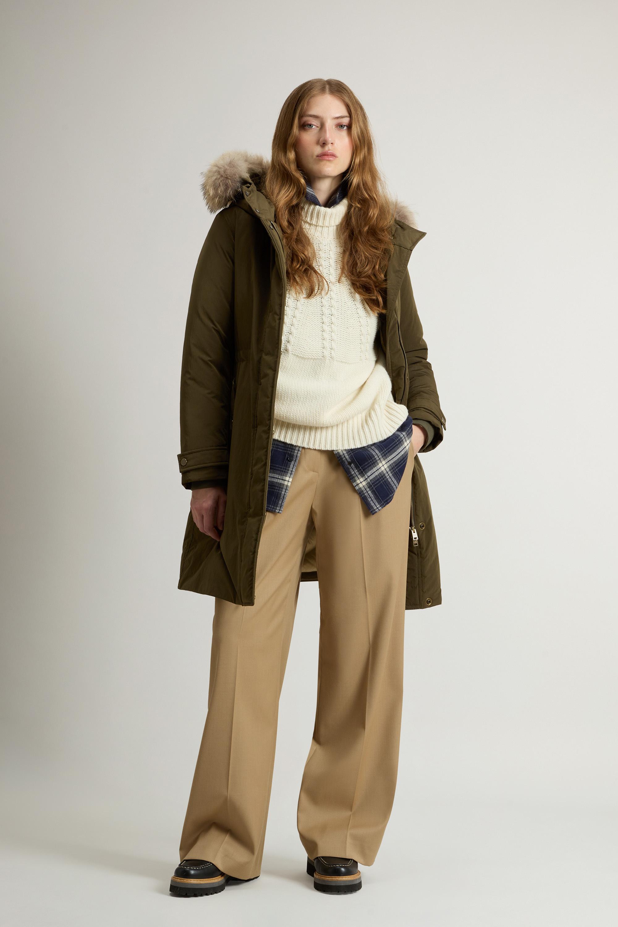Grace Parka in Peached Poly Green photo 1 | Woolrich