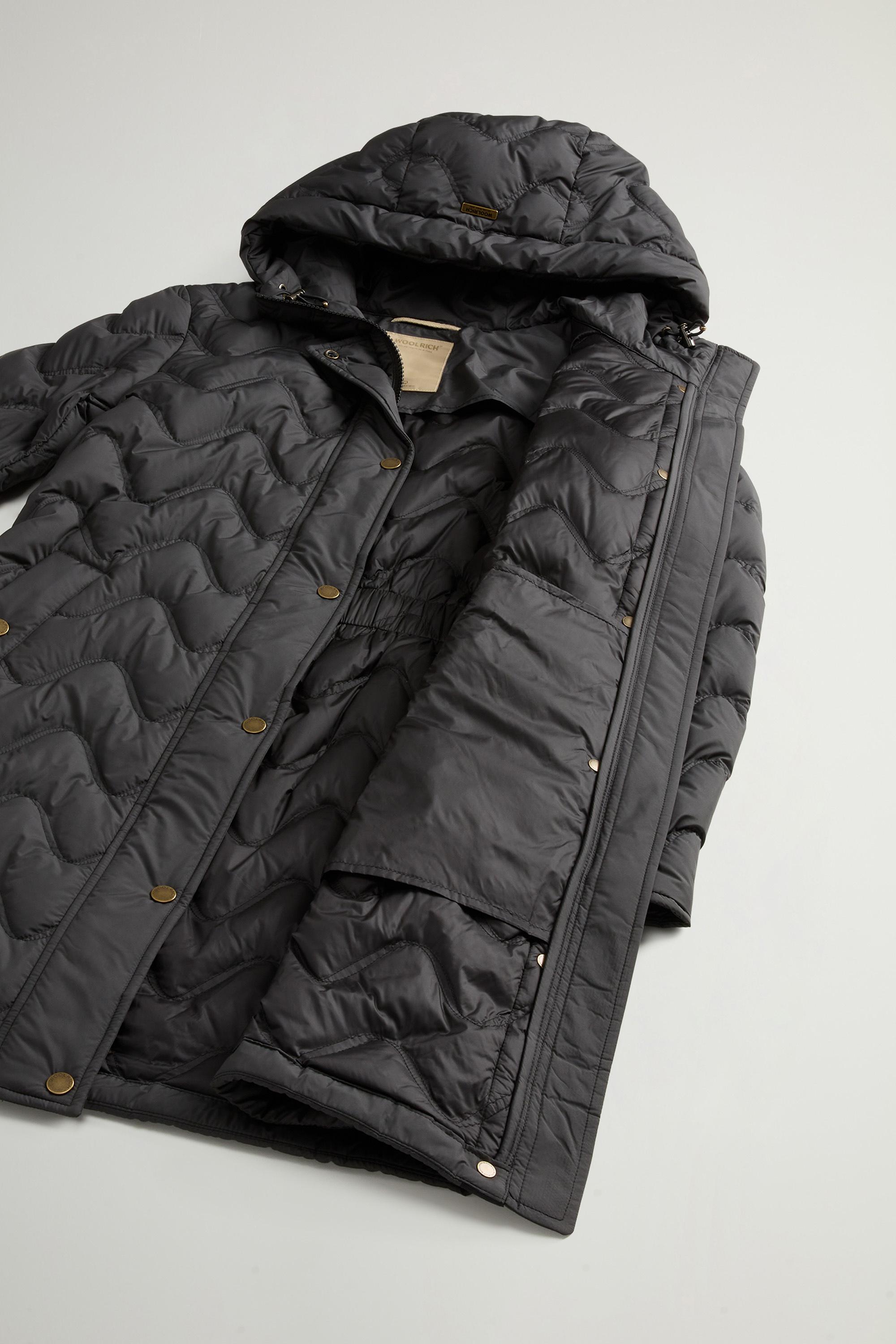 Quilted Microfiber Heritage Parka Black photo 8 | Woolrich
