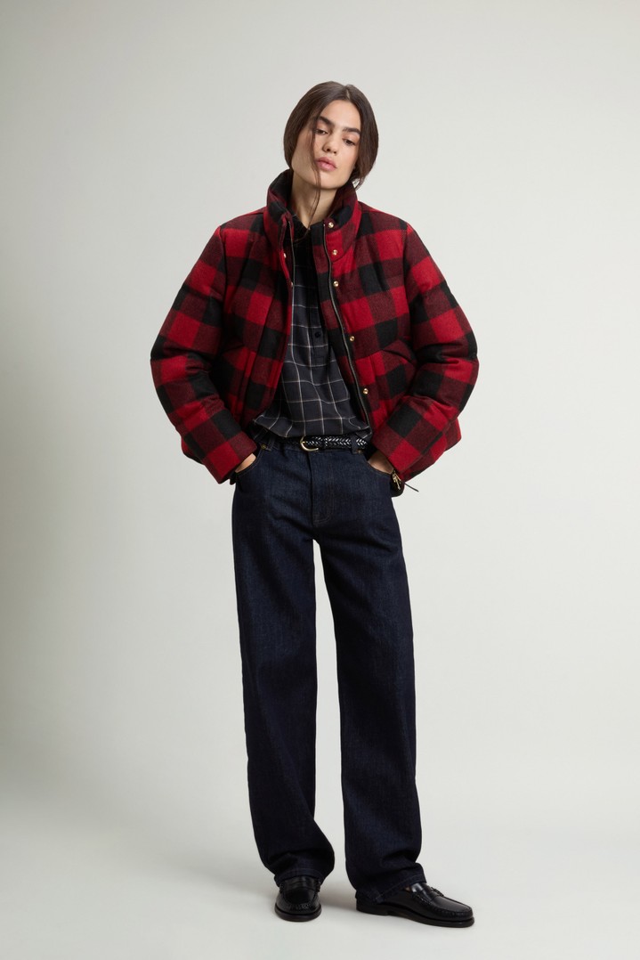 WOOL PUFFER JACKET Red photo 2 | Woolrich